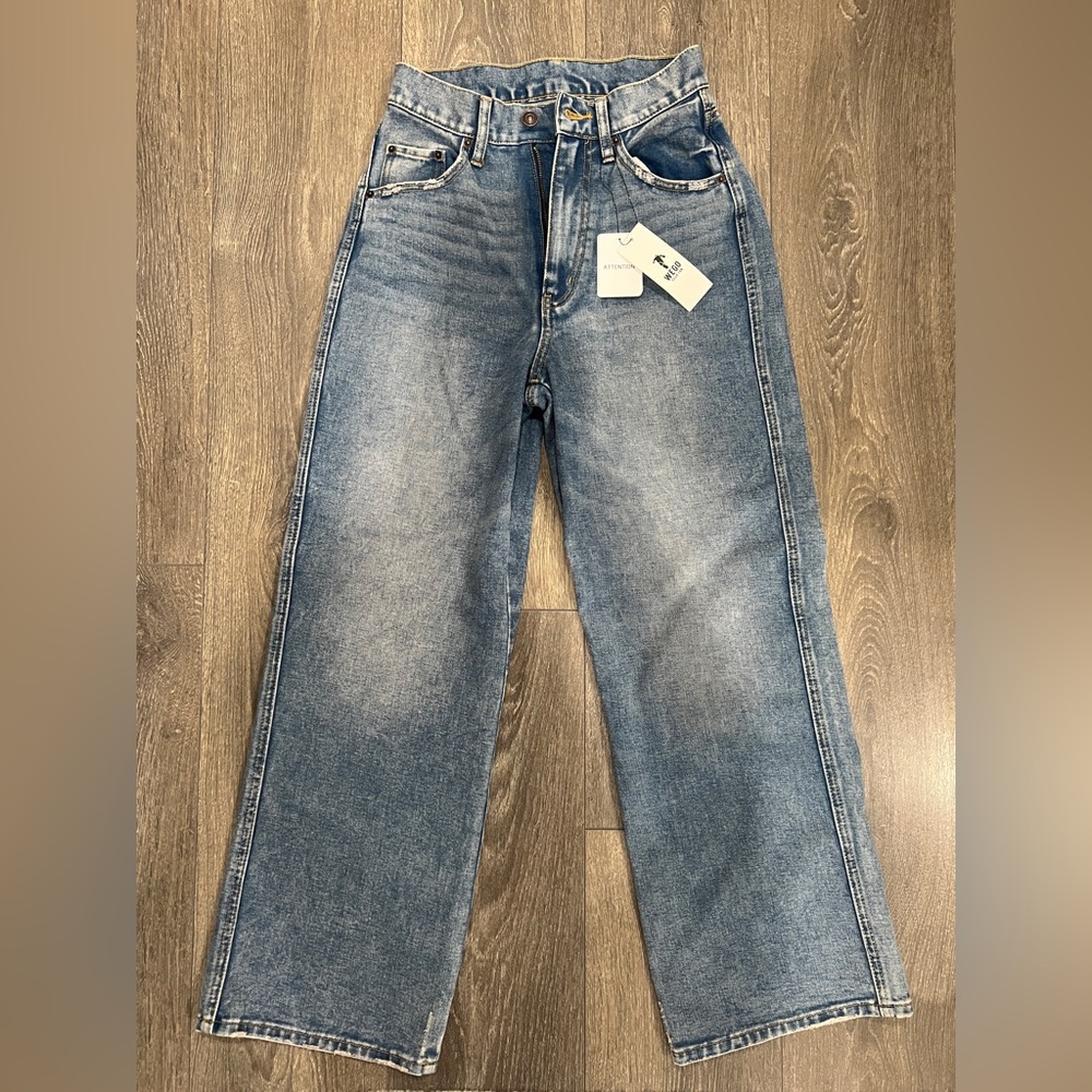 Brand NEW with tags WEGO wide leg jeans - size 24/small